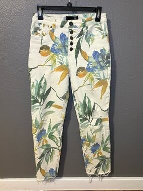 KUT from the Kloth Floral Print Pants size 4 (SKU 177)